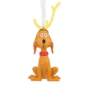Hallmark Dr Seuss How the Grinch Stole Christmas Max Ornament NWT